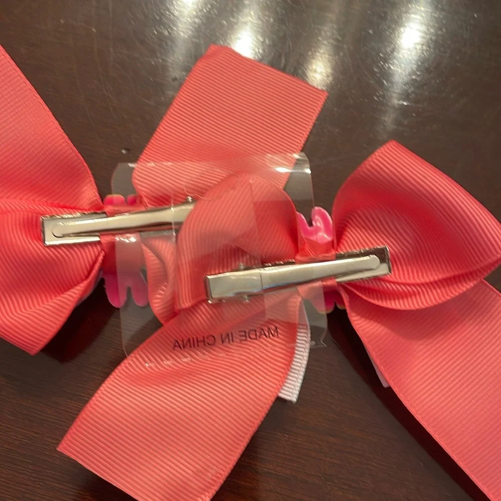 Colorful labubu monster Cartoon Hair Bows nwt set of two
